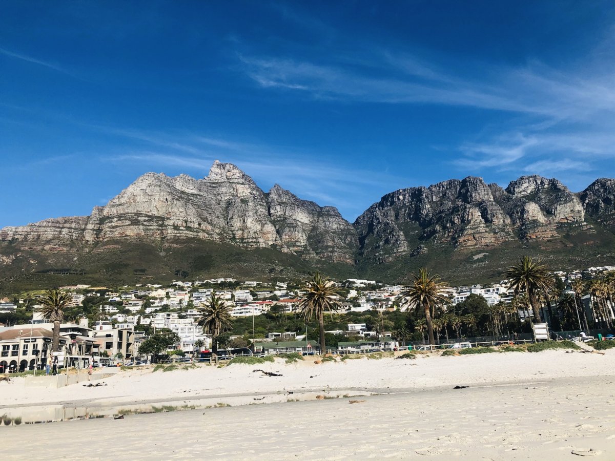 Cape Town Camps Bay with mountain view
