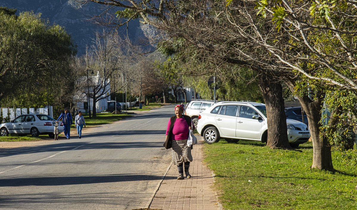 In the streets in Greyton