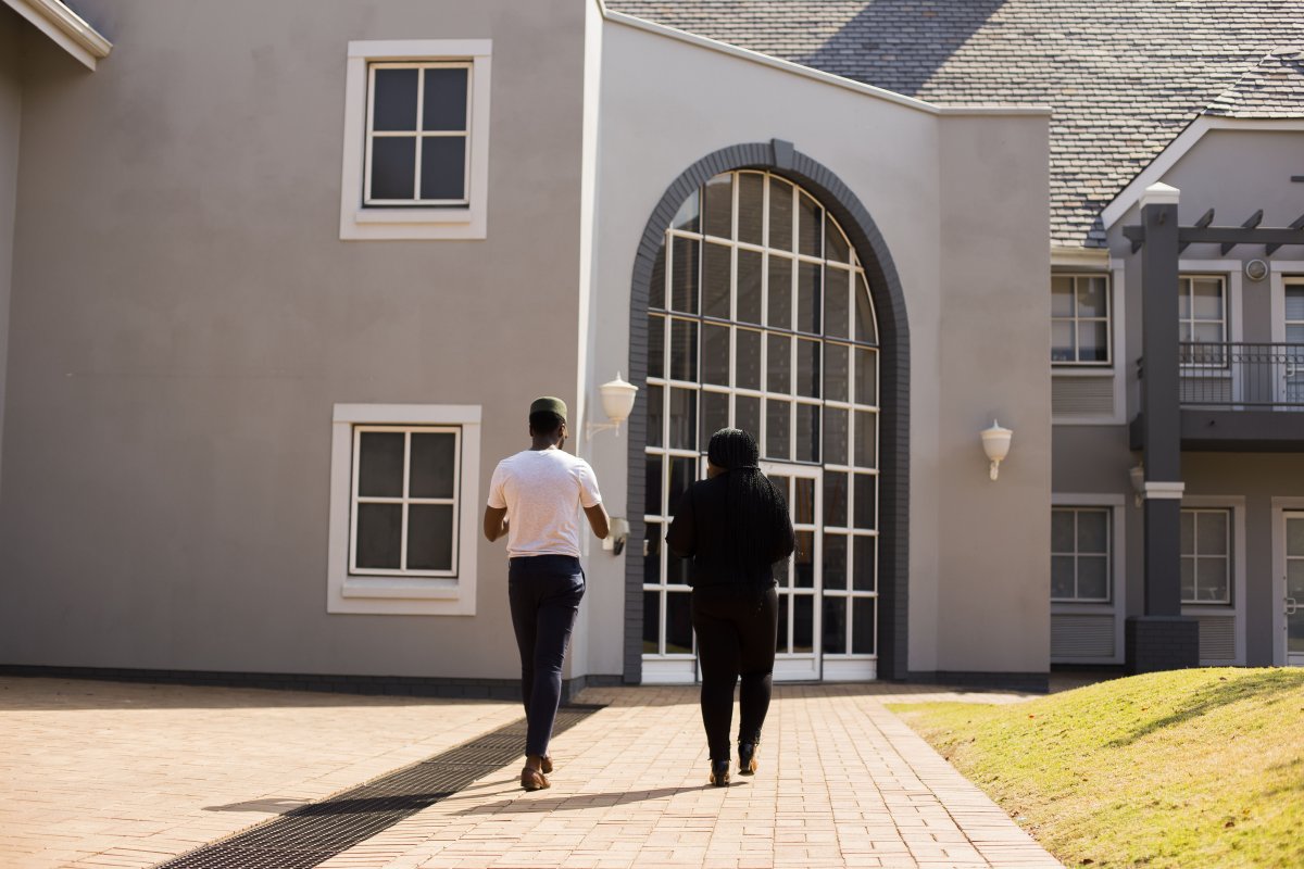 Black entrepreneurs walking