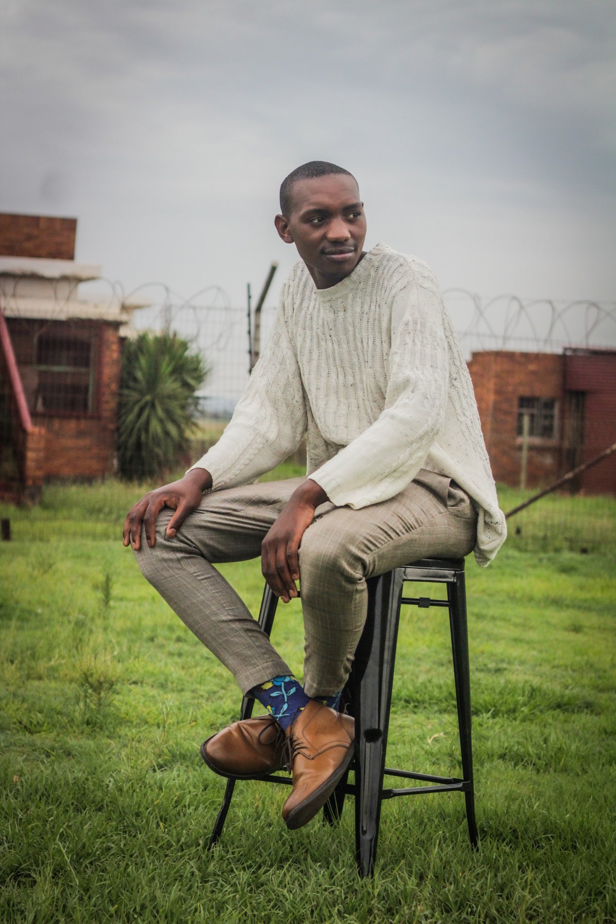 BLACK MALE  FASHION MODEL