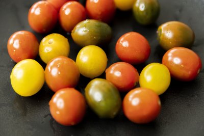 Red and yellow tomatos