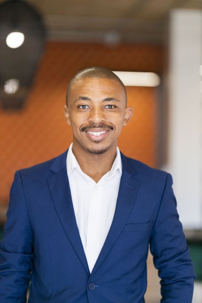 Black business man profile photo