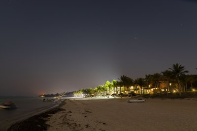 Under the stars on vacation.