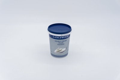 Product of Lancewood double cream plain yoghurt.