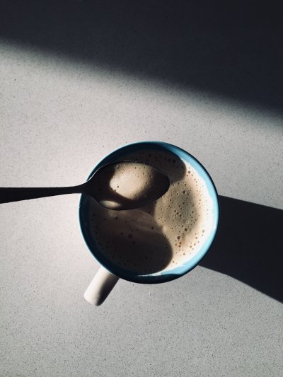 cappuccino in the morning