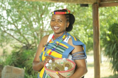 A Vendor selling Ginger Beer
