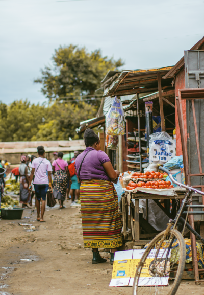Lady at The Market