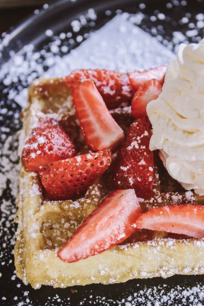 Strawberry Waffles - Food