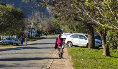 In the streets in Greyton