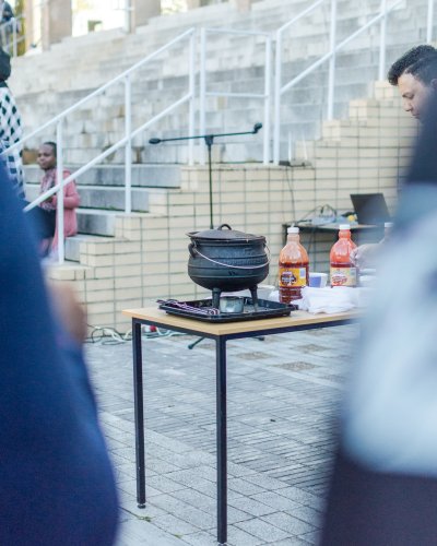 Proudly South African Black Cooking Pot