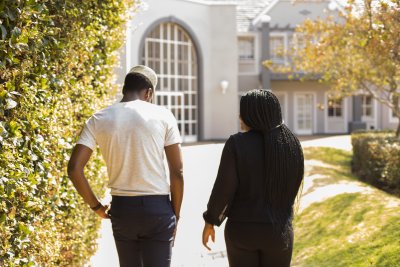 Black entrepreneurs walking