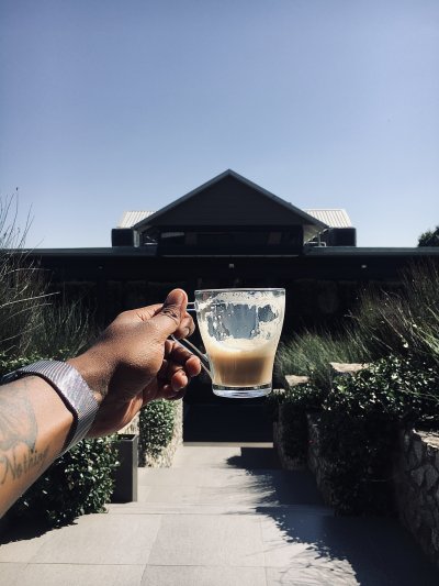 Coffee in the morning