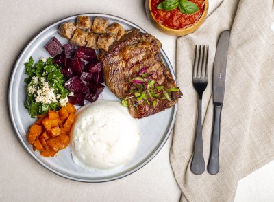 Proudly South African seven colours plate of food