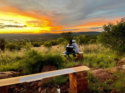 Watching the sun set