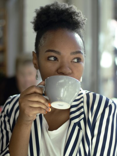 Woman drinking Coffee