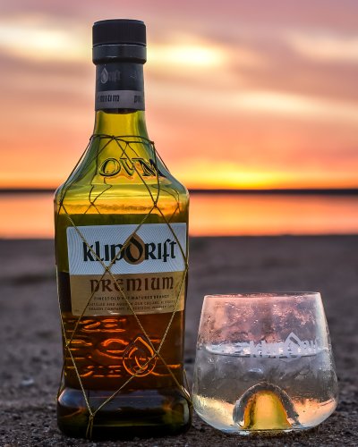 Klipdrift Premium with a beautiful Sunset